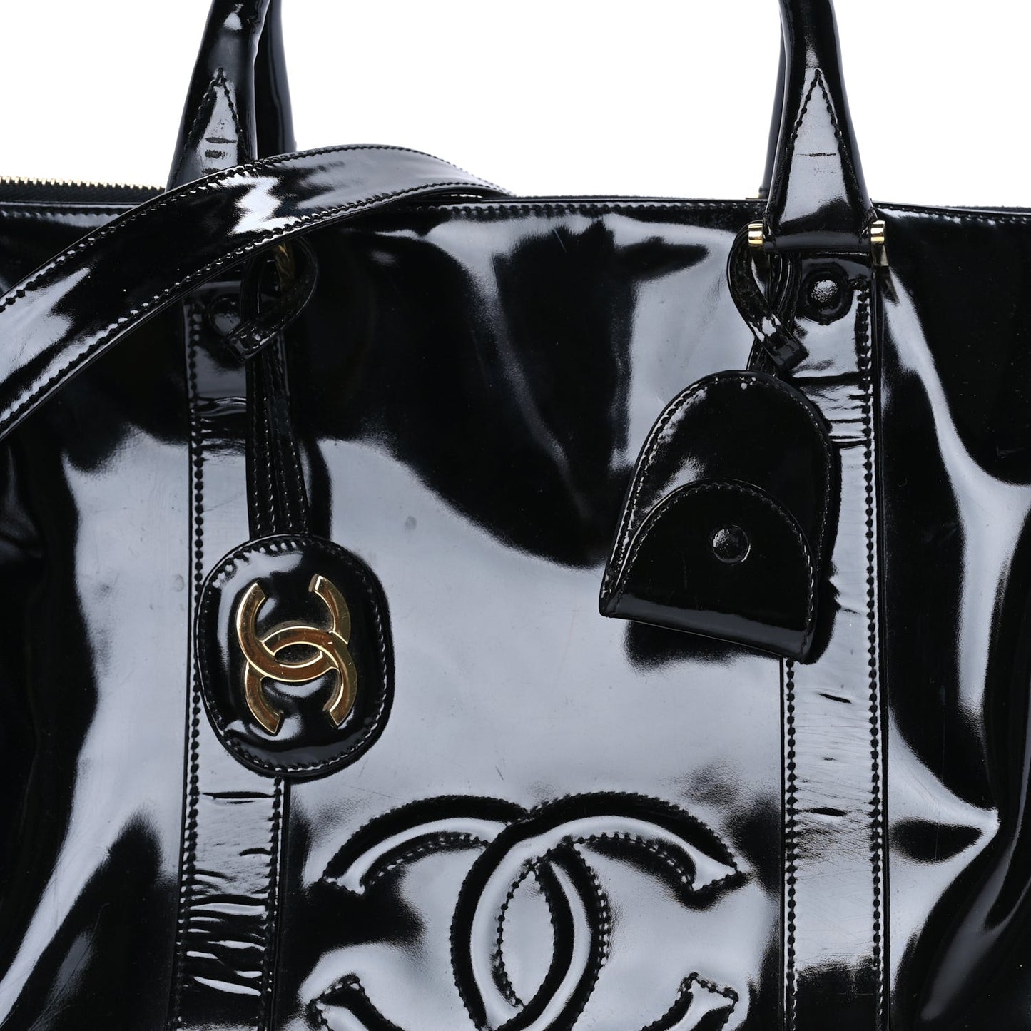 Patent Timeless CC Duffel Bag  Black