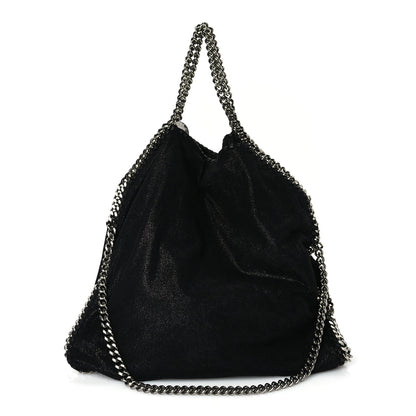 Stella McCartney Shaggy Deer Falabella Fold Over Tote Black 1 of 8