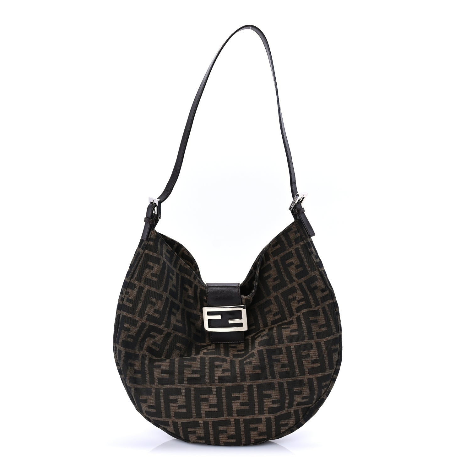 Fendi Zucca Shoulder Bag Tobacco 2 of 9