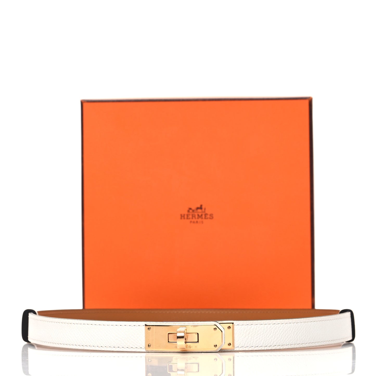 Epsom Kelly Belt White