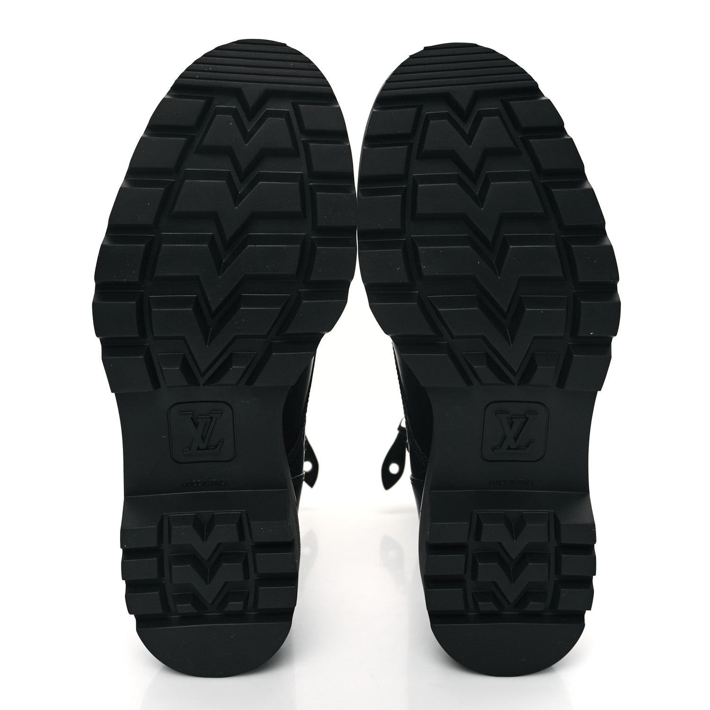 Calfskin Monogram Territory Flat Ranger Boots Black