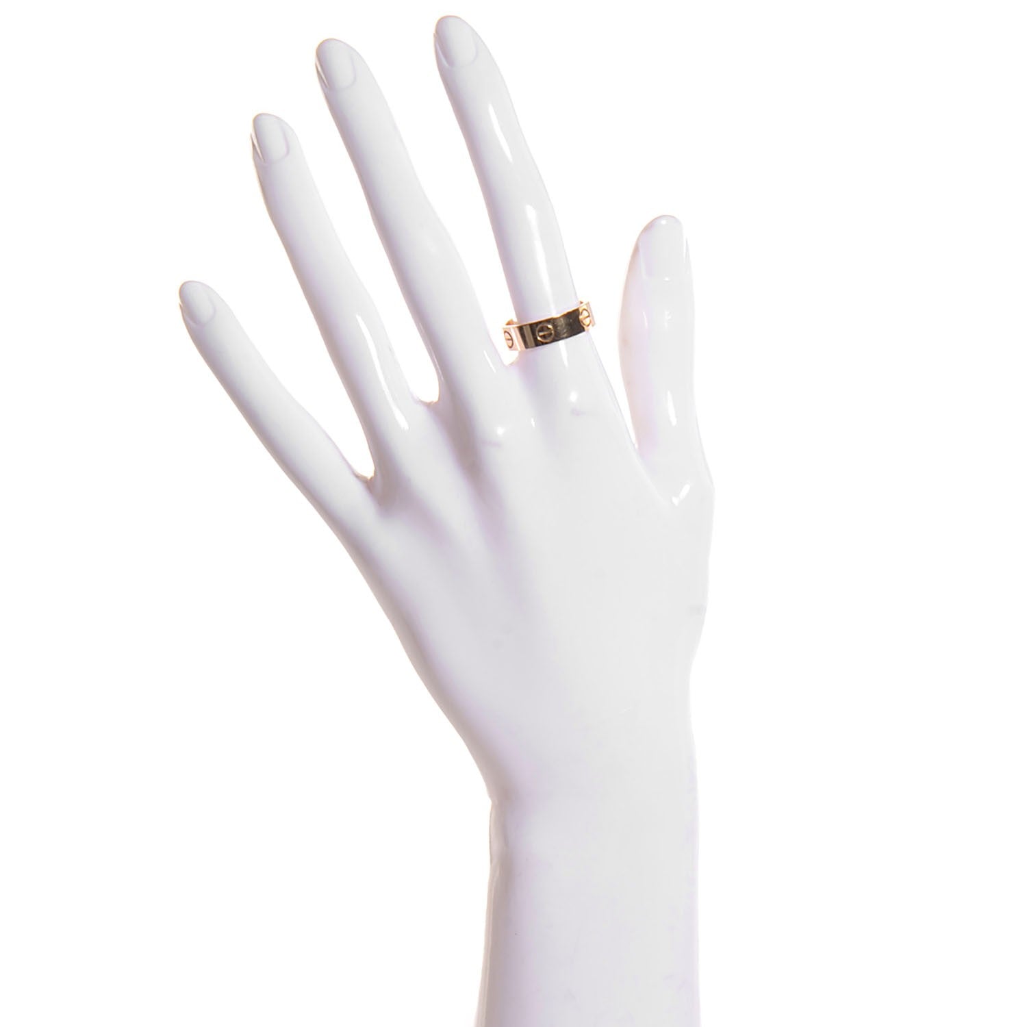 Cartier 18K Yellow Gold 5.5mm LOVE Ring 54 6.75 2 of 5