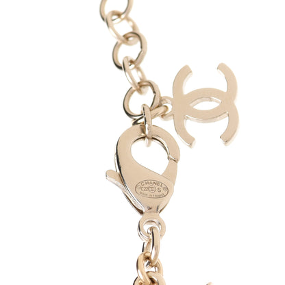 Chanel Pearl Crystal CC Star Choker Necklace Gold 5 of 6
