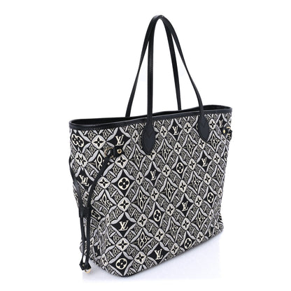 Louis Vuitton Jacquard Since 1854 Neverfull MM  Grey 3 of 9