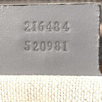 Gucci GG Supreme Monogram Selleria Calfskin Medium Carry On Duffle Bag Beige Grey 6 of 11