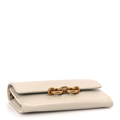 Saint Laurent Smooth Calfskin Le Maillon Chain Wallet Crema Soft 3 of 8