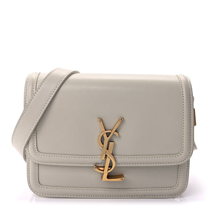 Saint Laurent Smooth Calfskin Small Solferino Satchel Ivory 1 of 8