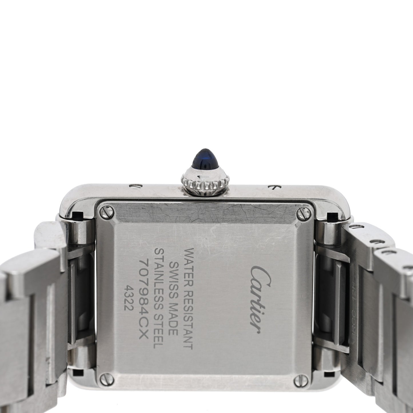 Stainless Steel 22mm Tank Must Quartz Watch