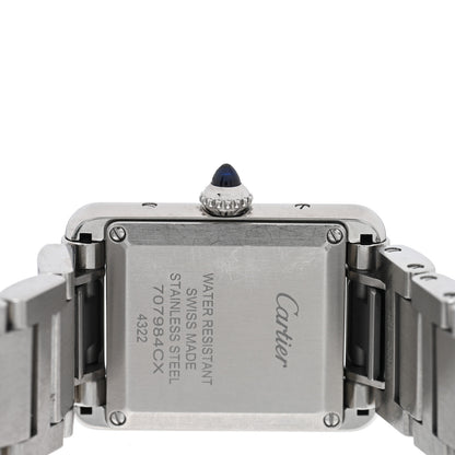 Cartier Stainless Steel 22mm Tank Must Quartz Watch 4 of 4