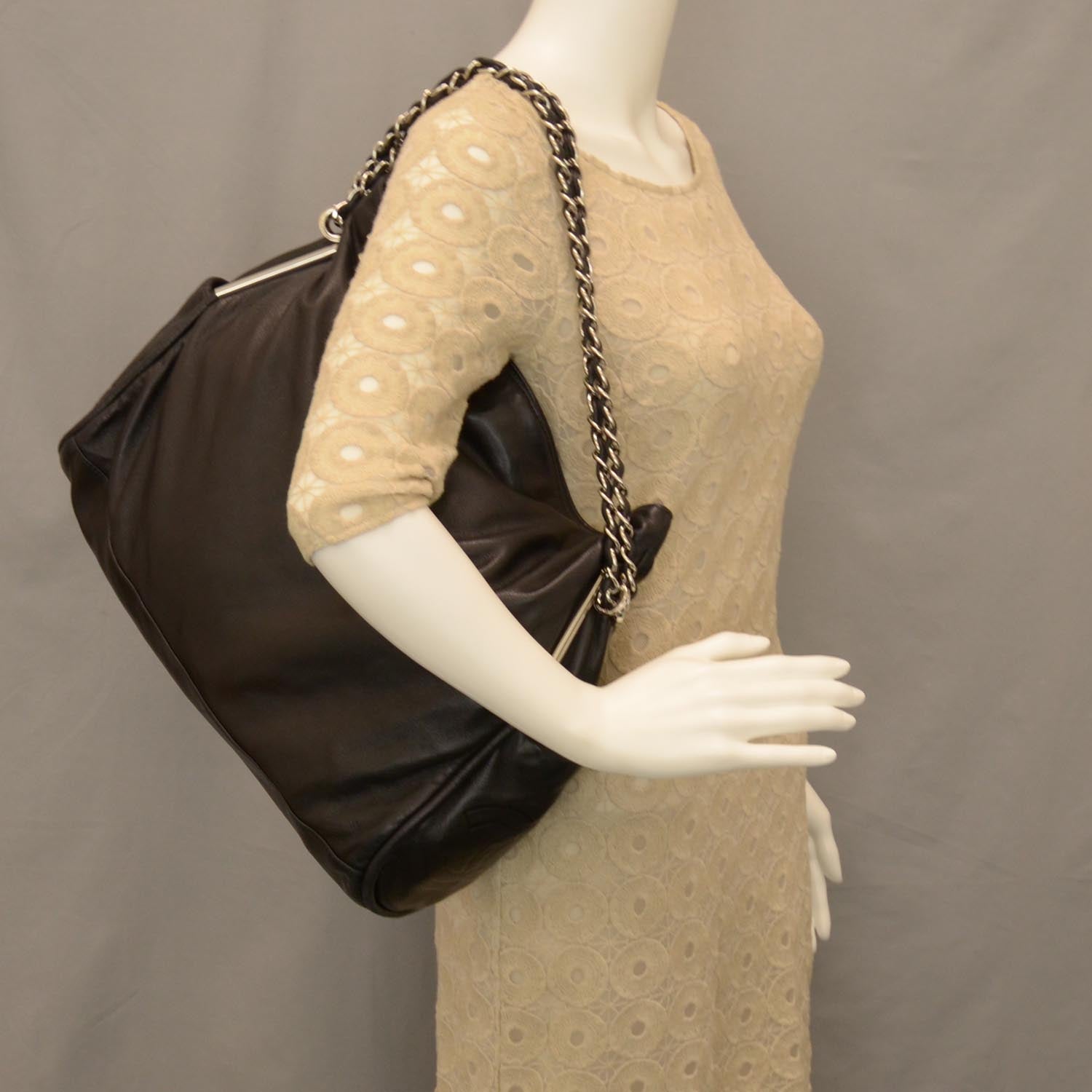 Chanel Lambskin Large Ultimate Soft Tote Black 2 of 9