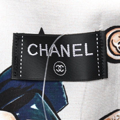 Chanel Terry Cotton CC Beach Tote Towel Set Pink 9 of 10