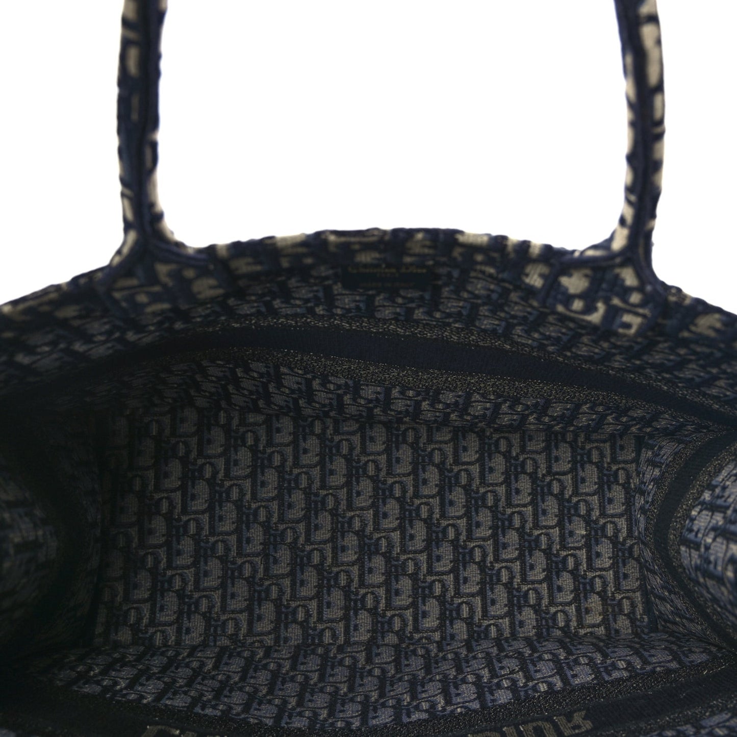Oblique Large Book Tote Blue Multicolor