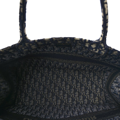 Christian Dior Oblique Large Book Tote Blue Multicolor 4 of 8