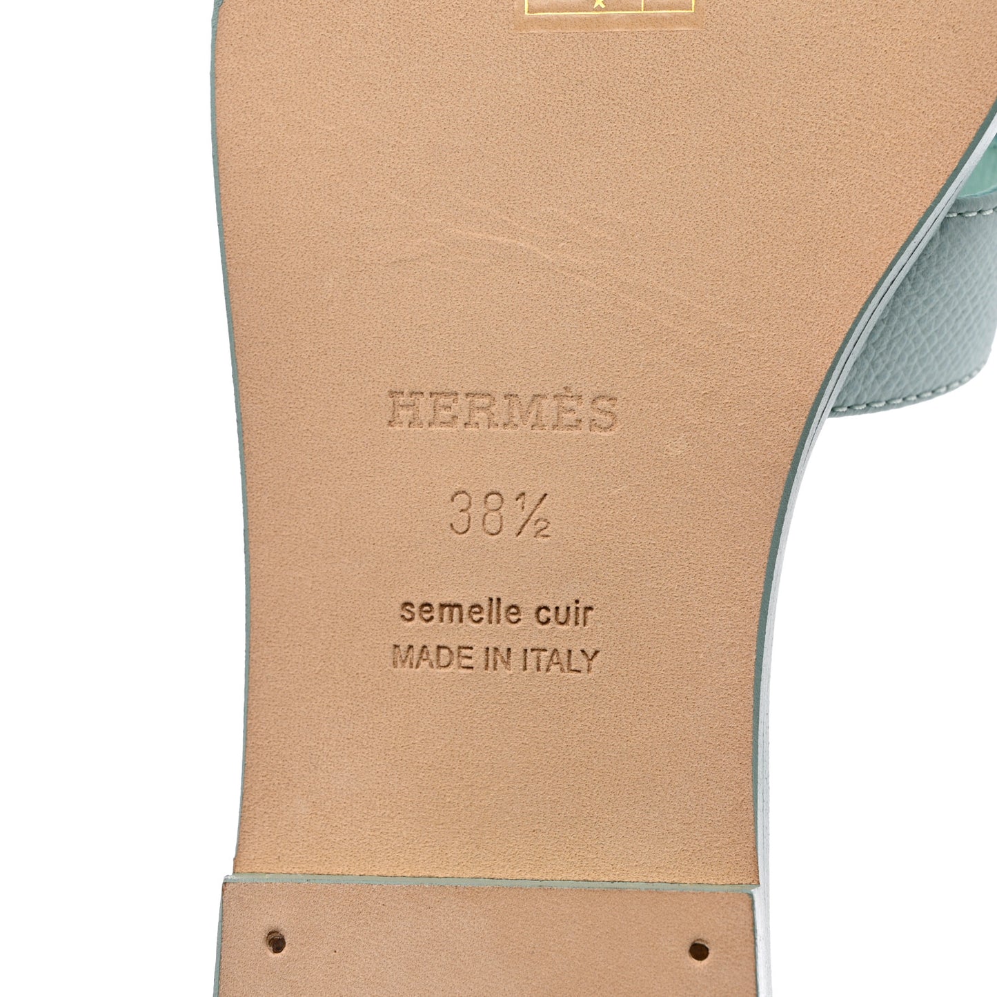 Epsom Oran Sandals 38.5 Vert Embrun