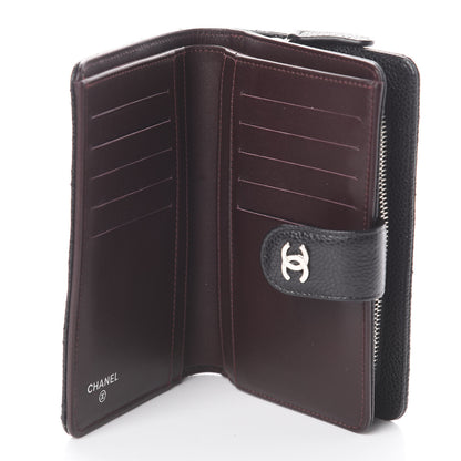 Chanel Caviar Quilted Zipped Pocket Wallet Black 4 of 6