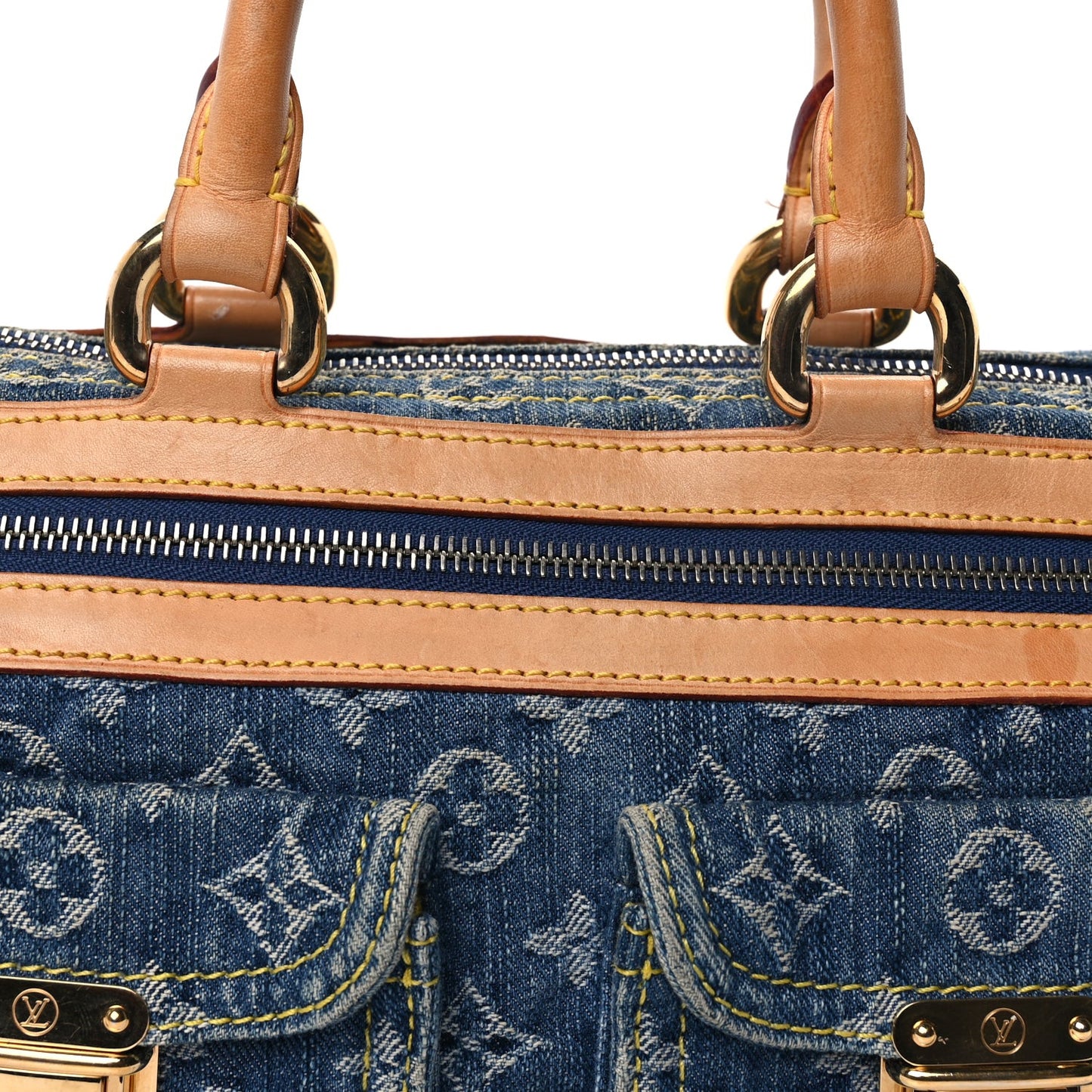 Monogram Denim Neo Speedy Blue