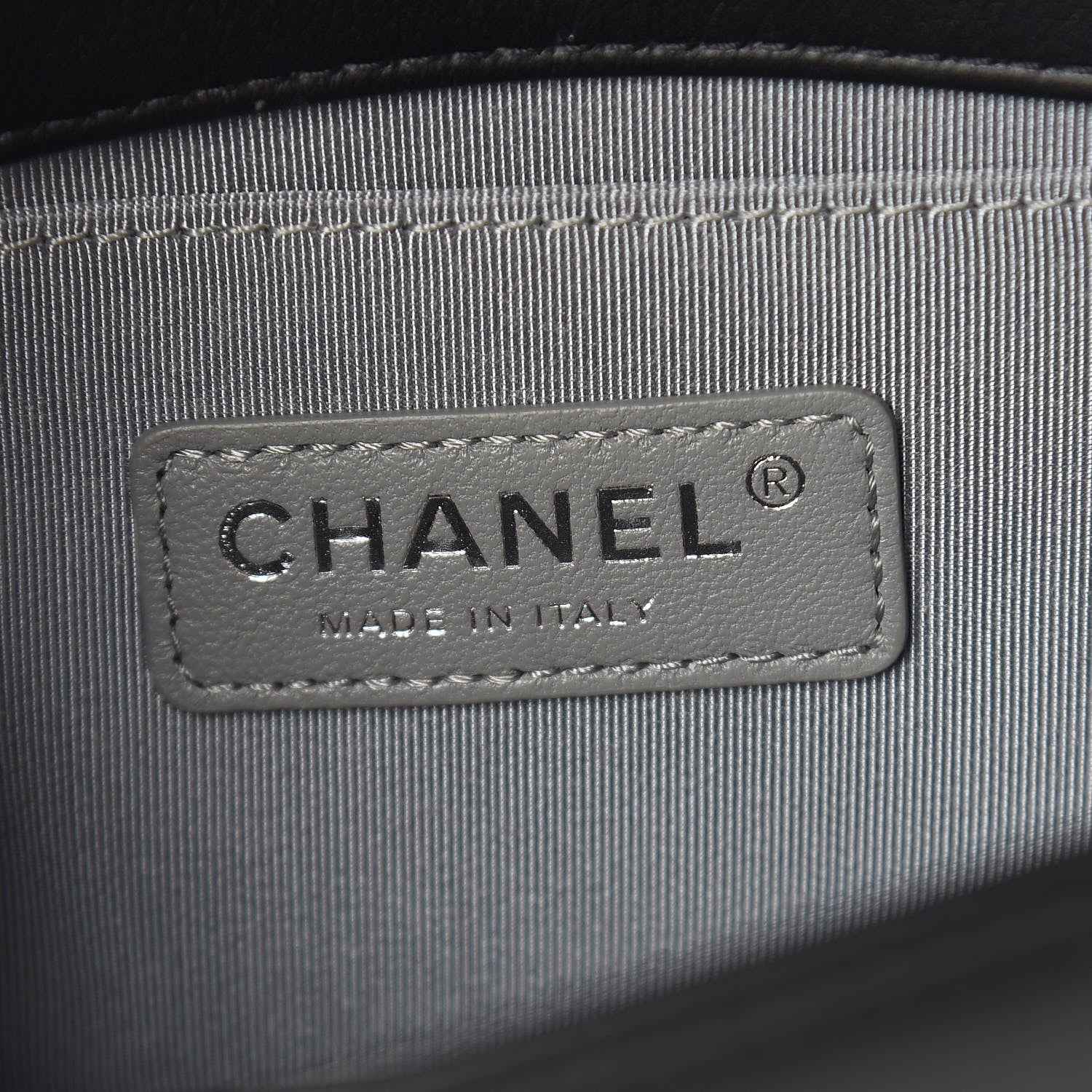 Chanel Calfskin Chevron Quilted Small Boy Flap Black 6 of 10