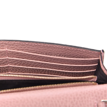 Gucci Dollar Calfskin Medium Betty Chain Wallet Soft Pink 9 of 10