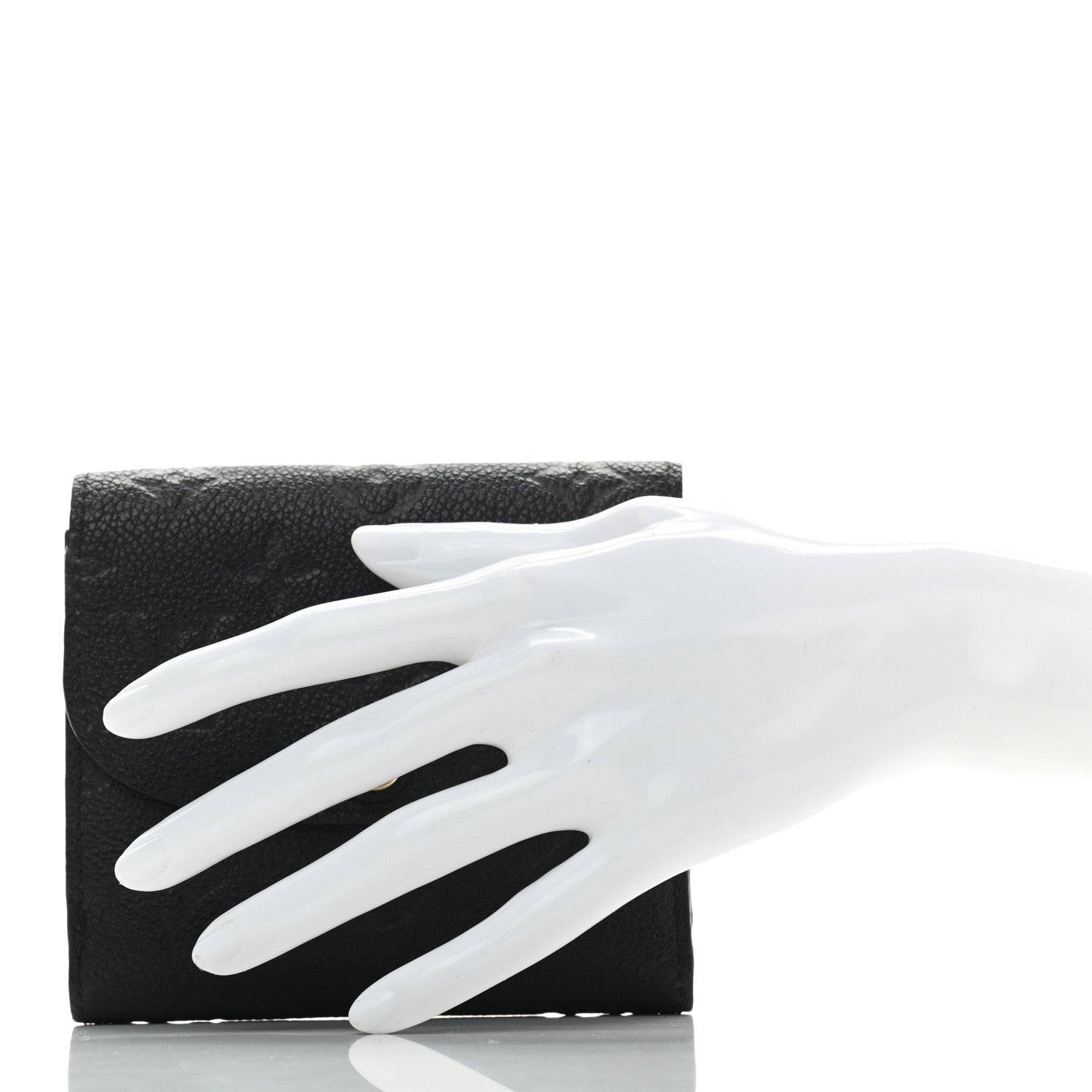 Louis Vuitton Empreinte Ariane Wallet Black 2 of 9