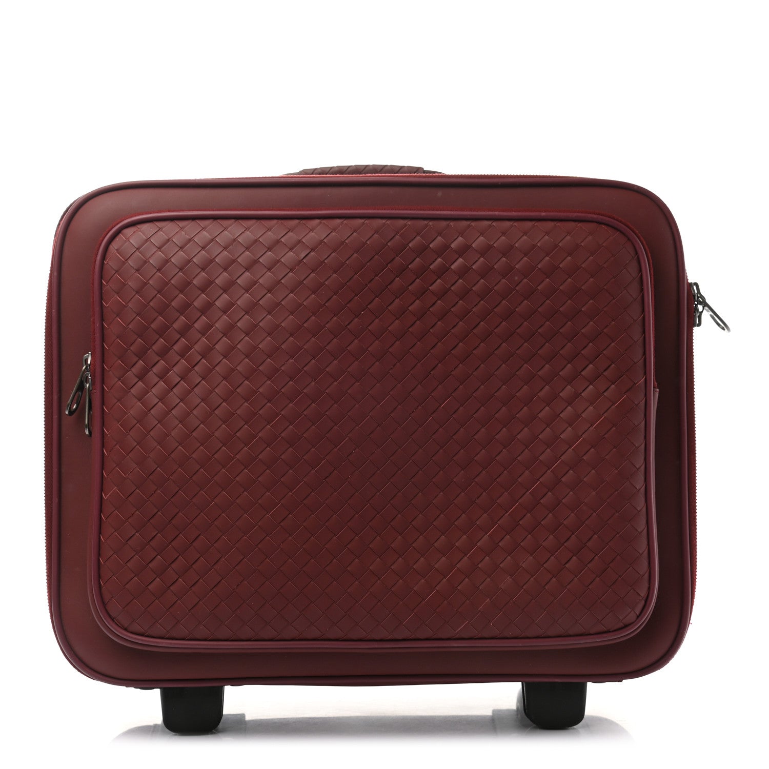 Bottega Veneta Nappa Intrecciato Carry On Luggage Red 1 of 11