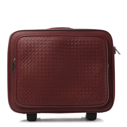 Bottega Veneta Nappa Intrecciato Carry On Luggage Red 1 of 11
