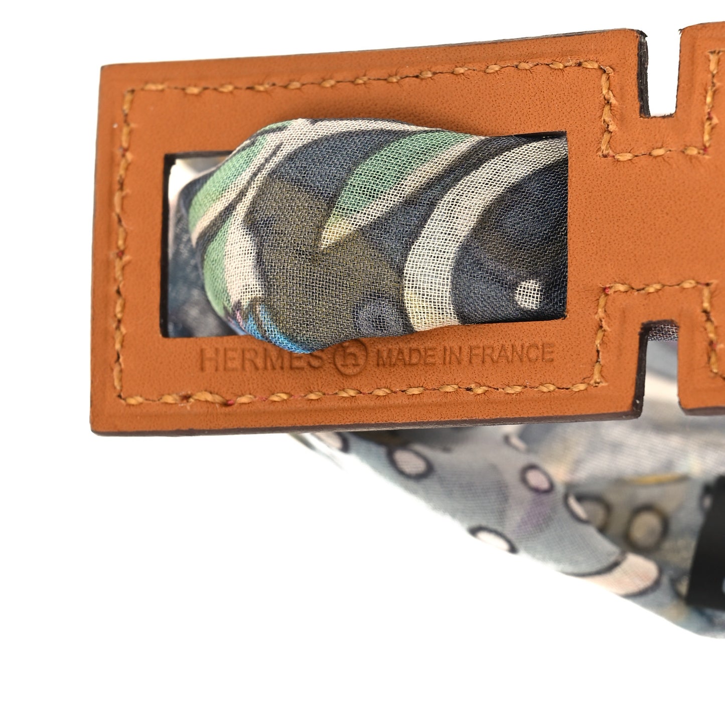 Matte Alligator SIlk Ribbon Bracelet PM Multicolor