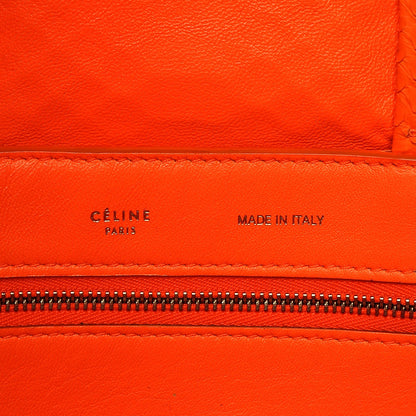 Celine Python Vertical Cabas Fluo Orange 6 of 8