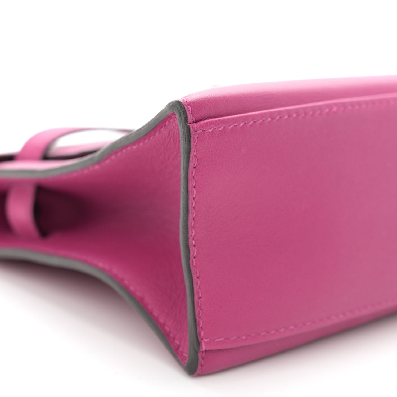 Hermes Swift Kelly Pochette Clutch Rose Pourpre 9 of 11