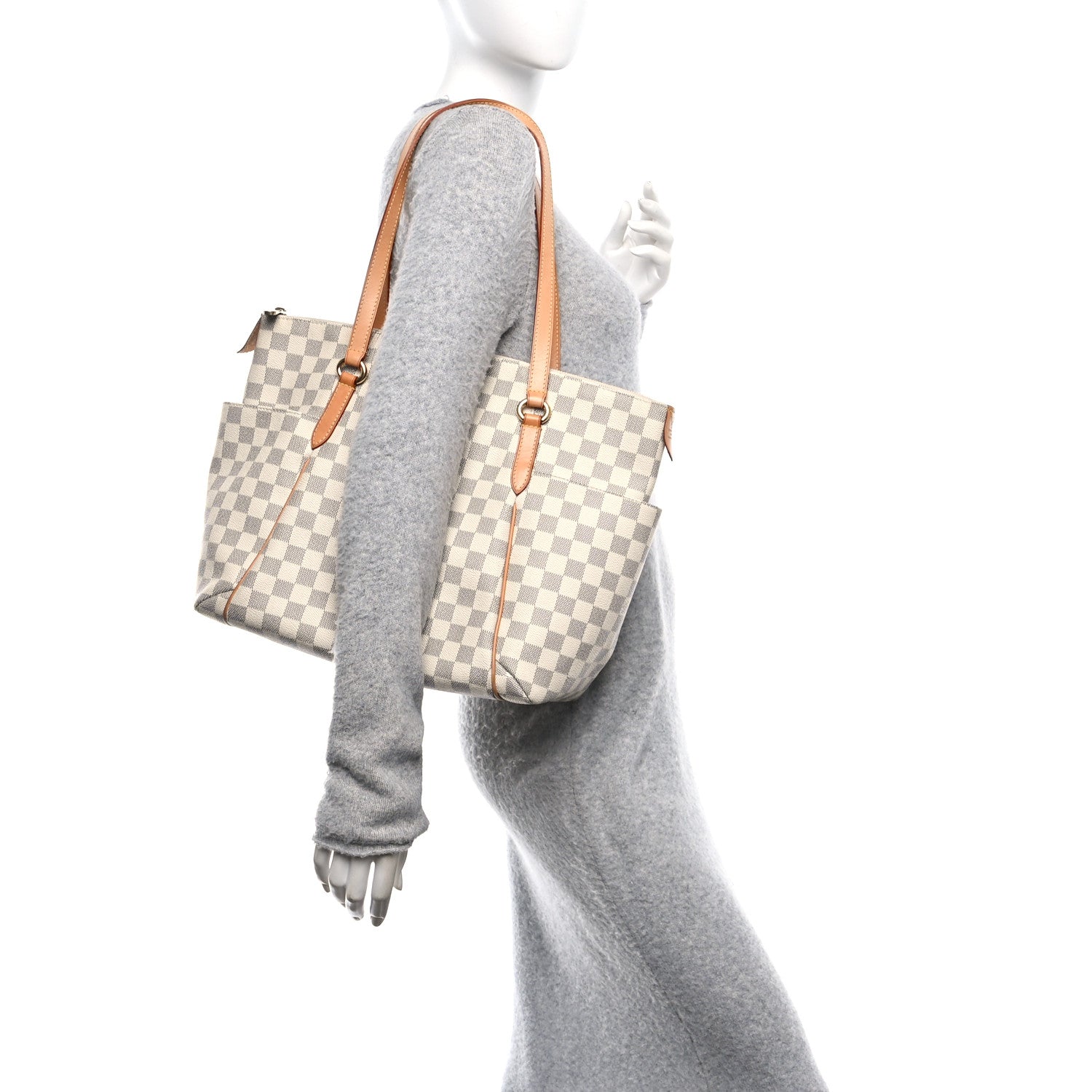 Louis Vuitton Damier Azur Totally MM 2 of 9