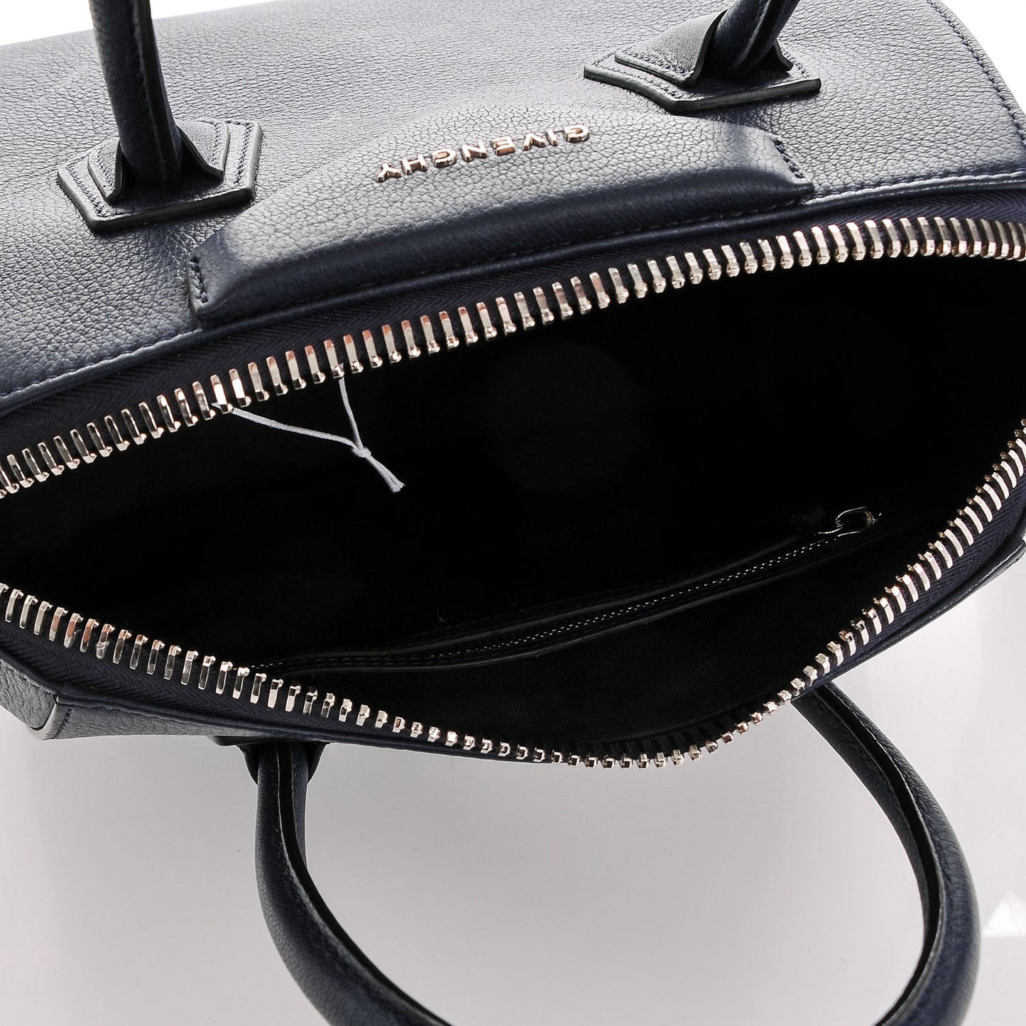 Sugar Goatskin Small Antigona Navy