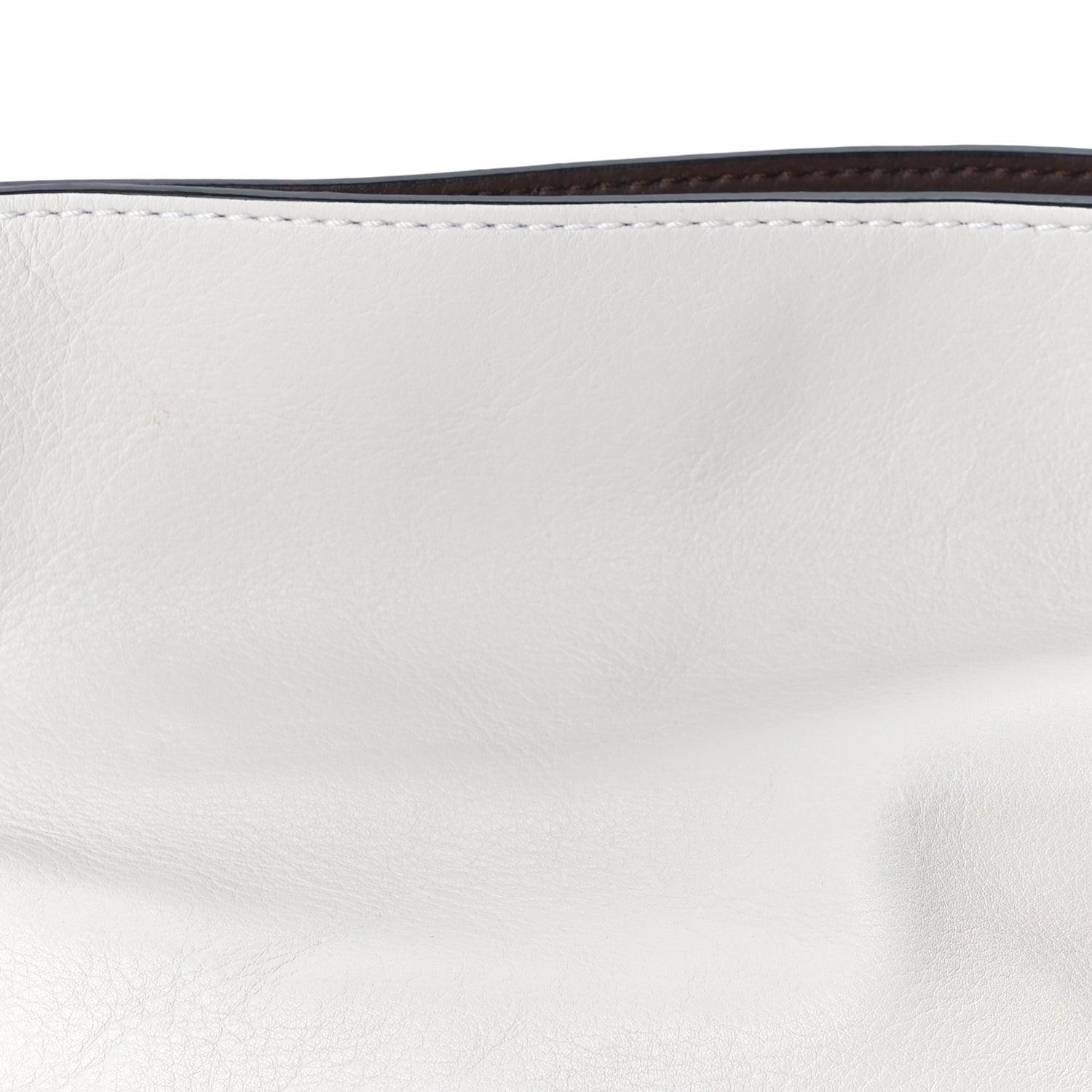 Loewe Nappa Medium Bi-Color Flamenco Knot Bag White 6 of 7