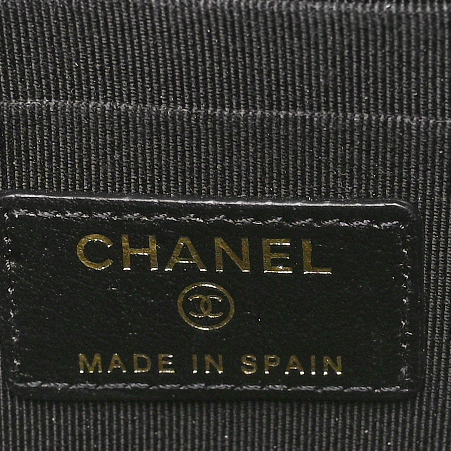 Chanel Caviar Quilted Small Boy Cosmetic Case Black 6 of 9