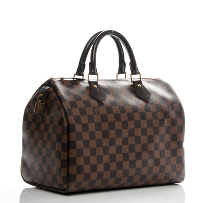 Louis Vuitton Damier Ebene Speedy 30 3 of 7