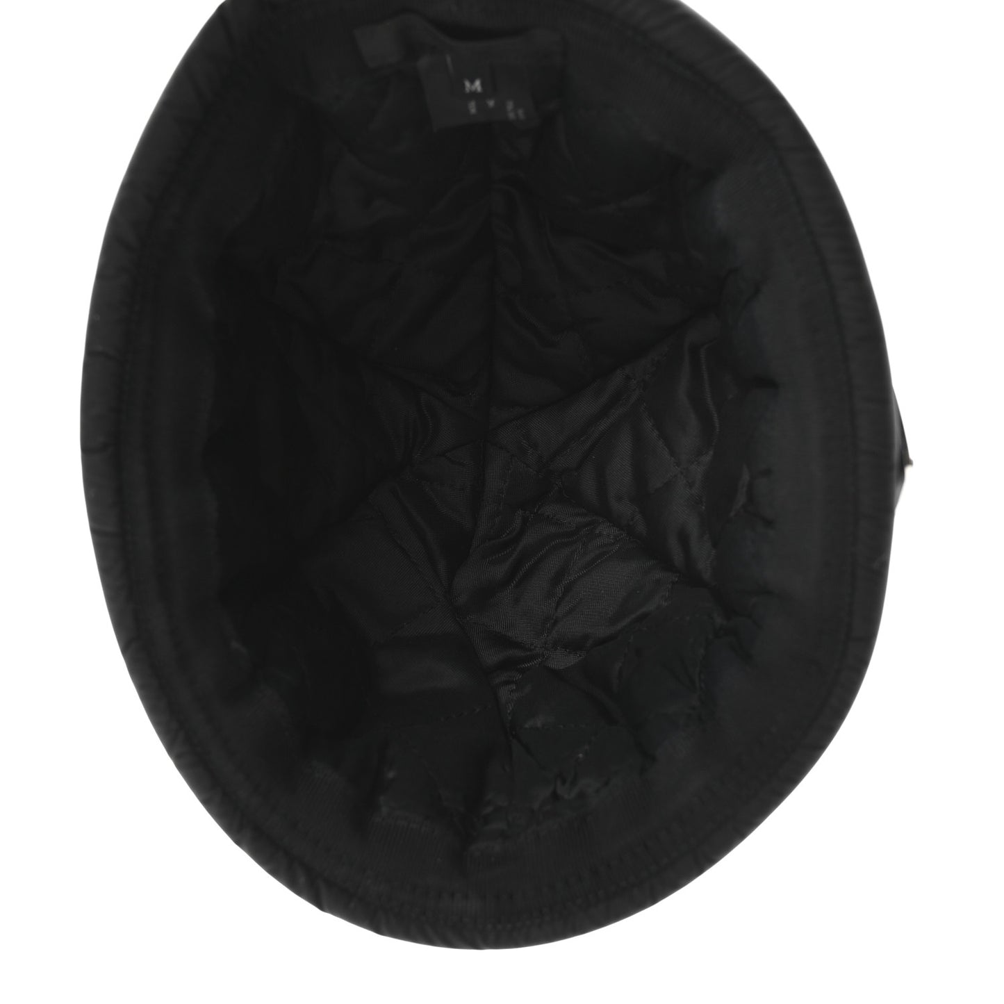 Re-Nylon Padded Metal Triangle Logo Mens Beanie M Black