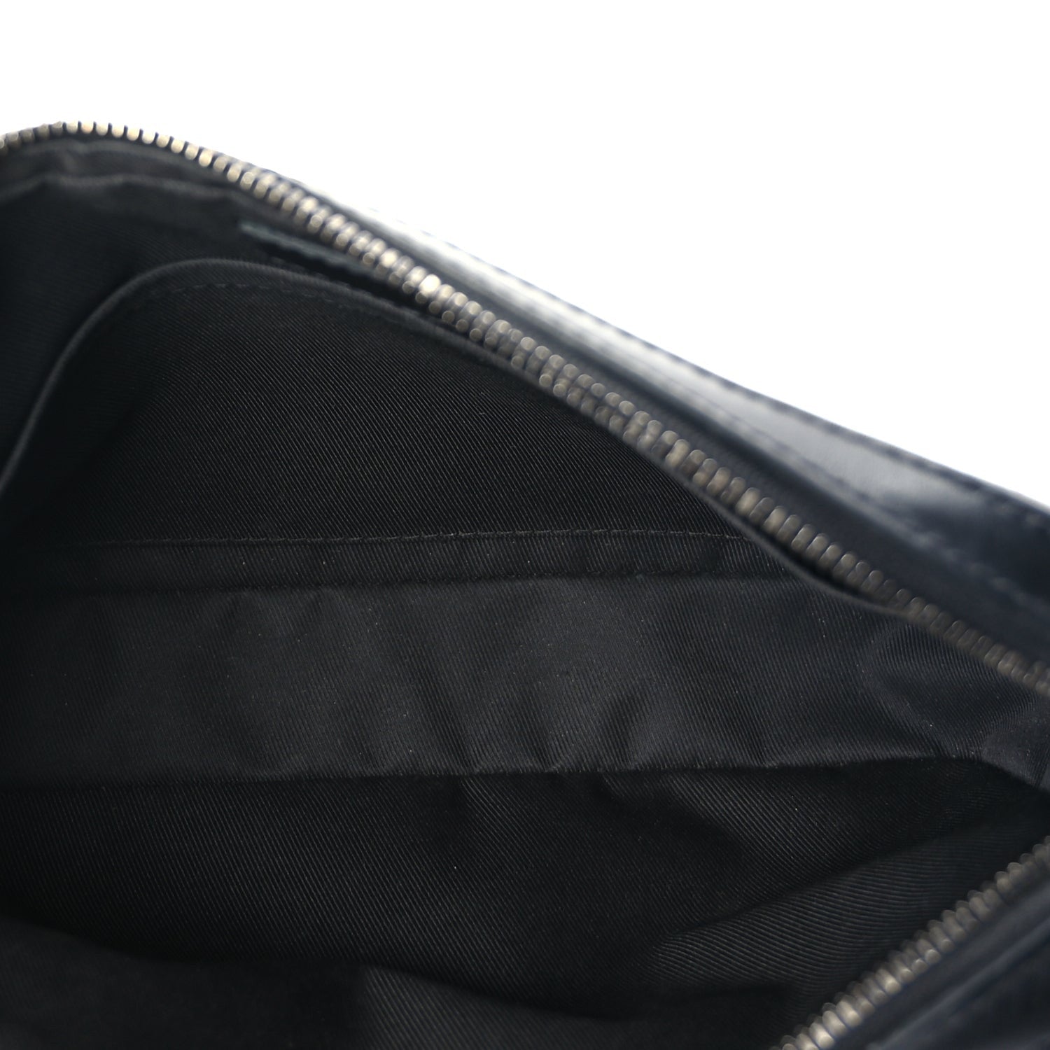 Louis Vuitton Calfskin Monogram Shadow Duo Messenger Black Black 4 of 8