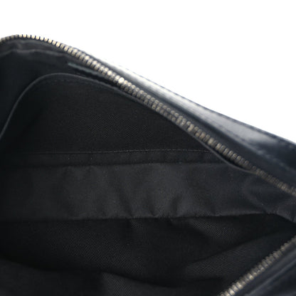 Louis Vuitton Calfskin Monogram Shadow Duo Messenger Black Black 4 of 8