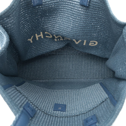 Givenchy Raffia Large G Shopping Tote Blue 5 of 10