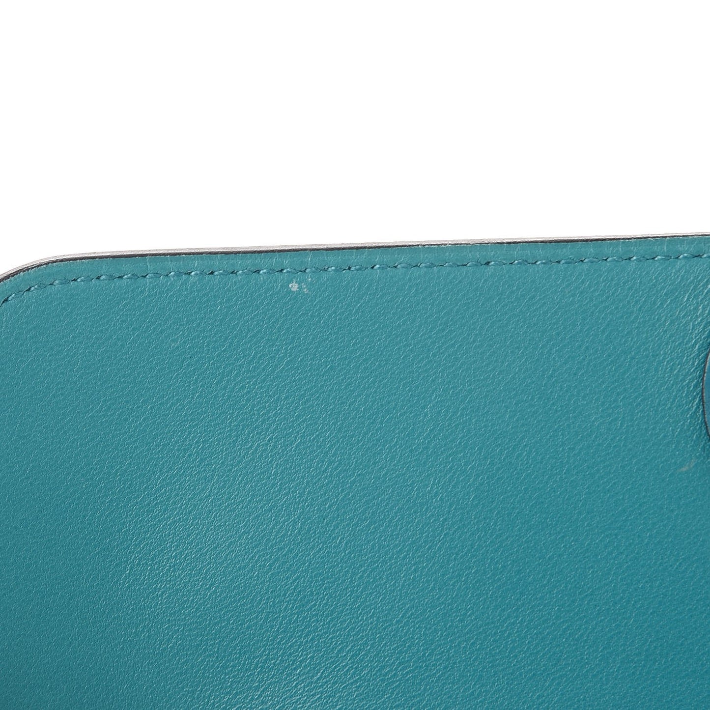 Taurillon Clemence Dogon Recto Verso Wallet Turquoise