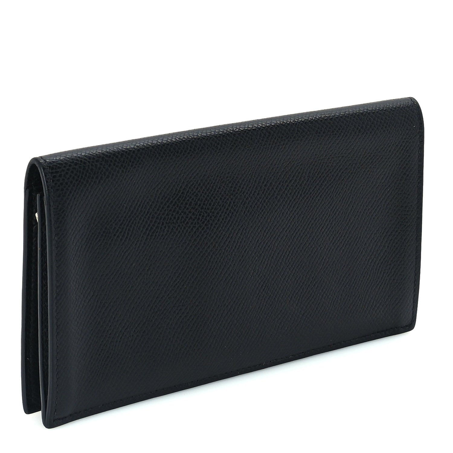 Hermes Epsom Citizen Twill Long Wallet  Black 3 of 8