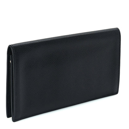 Hermes Epsom Citizen Twill Long Wallet  Black 3 of 8
