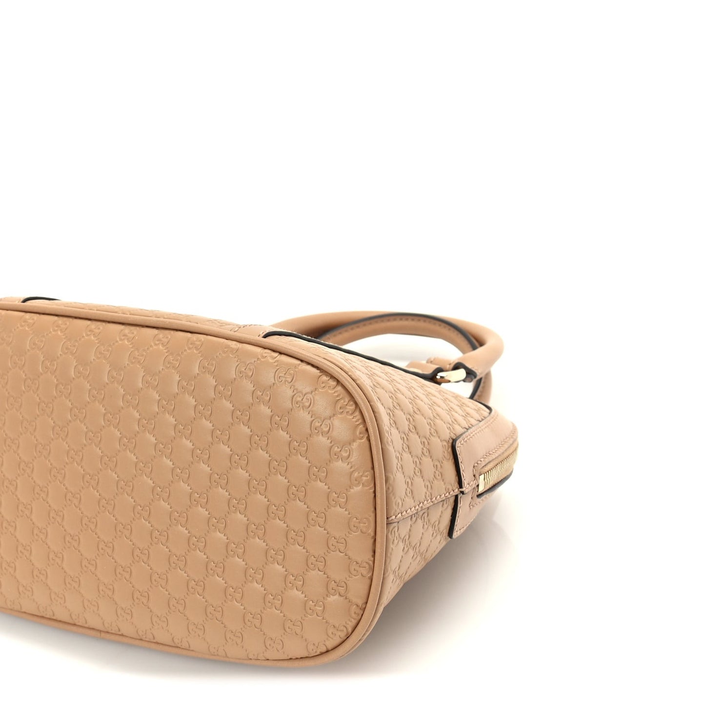 Soft Microguccissima Mini Dome Bag  Camelia