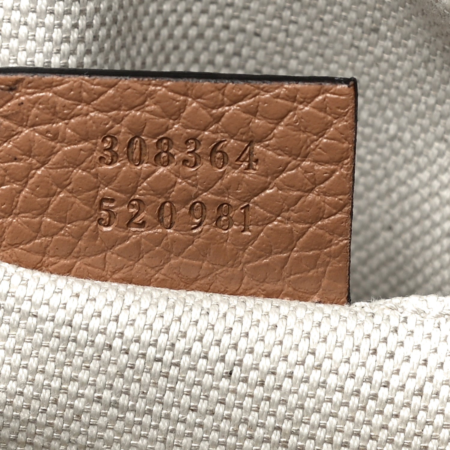 Gucci Pebbled Calfskin Small Soho Disco Bag Camelia 7 of 11