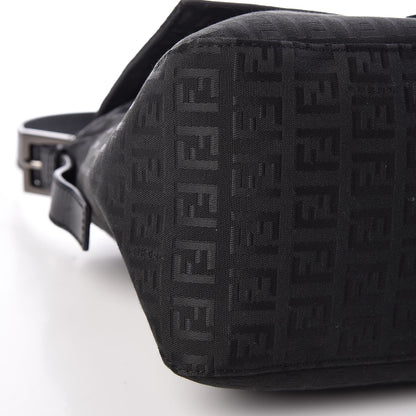 Fendi Zucchino Mama Baguette Black 13 of 15