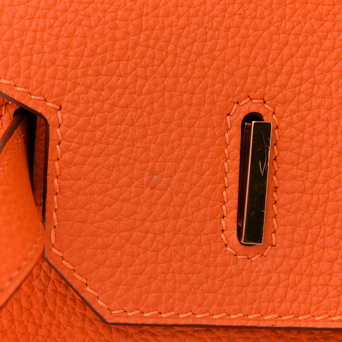 Togo Birkin 35 Orange