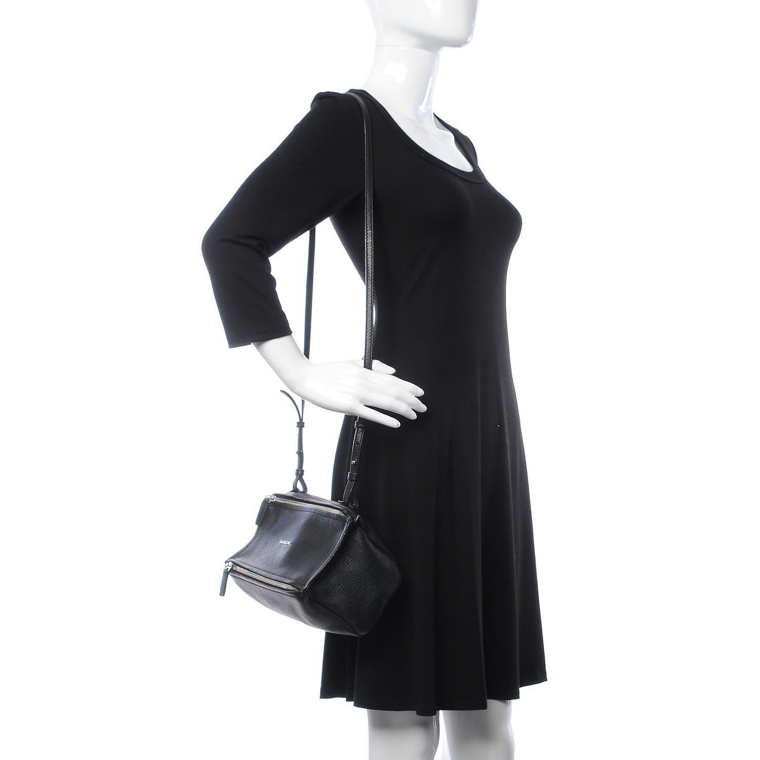 Givenchy Sugar Goatskin Mini Pandora Black 2 of 7