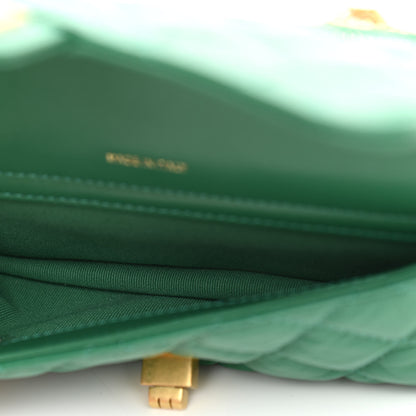 Chanel Aged Calfskin Quilted 2.55 Reissue Flap Pouch With Chain Green 6 of 13