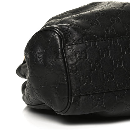 Gucci Guccissima Medium Sukey Tote Black 10 of 11