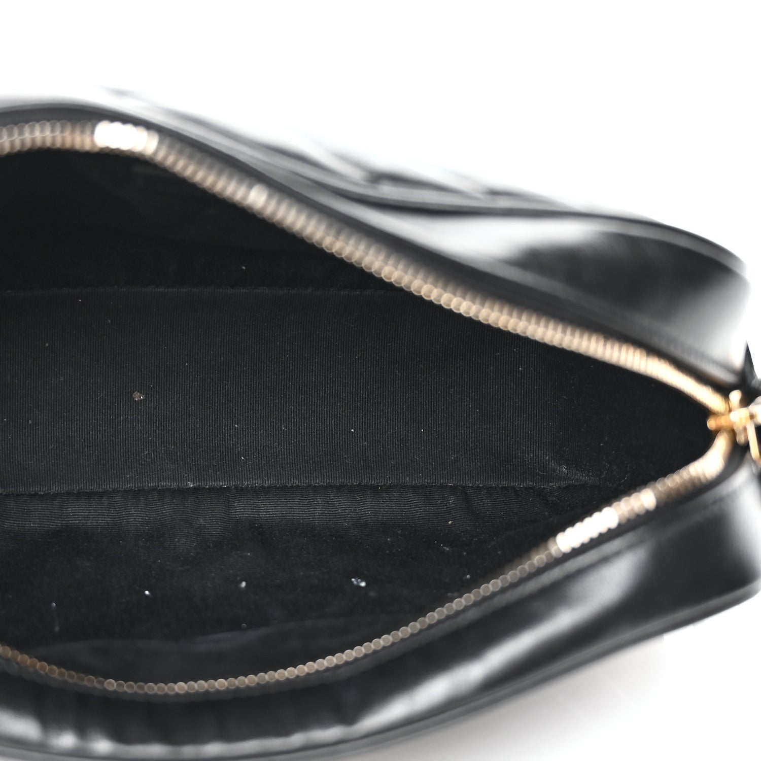 Saint Laurent Calfskin Matelasse Monogram Lou Camera Bag Black 4 of 9