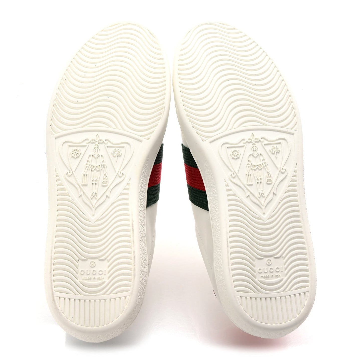 Calfskin Ayers Kingsnake Embroidered Mens Ace Sneakers 8 Green Red