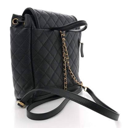Chanel Caviar Quilted Small Filigree Backpack Black 2 of 7